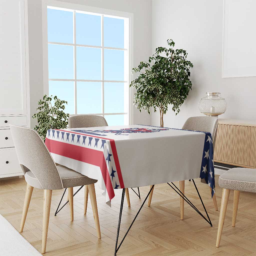 United States Hockey Tablecloth Go Champions USA