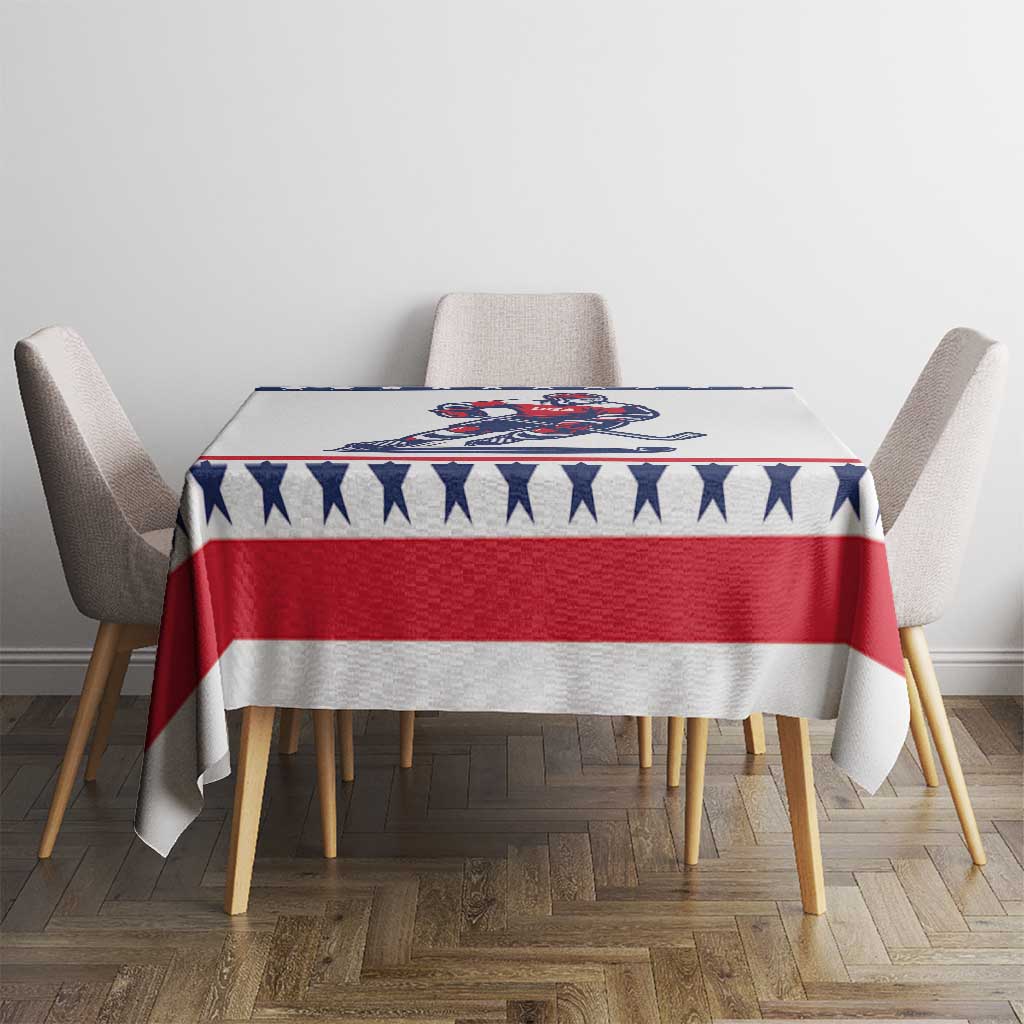 United States Hockey Tablecloth Go Champions USA