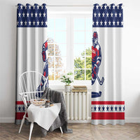 United States Hockey Window Curtain Go Champions USA