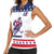Custom United States Hockey Women Sleeveless Polo Shirt Go Champions USA