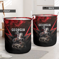 Georgia Coat Of Arms Laundry Basket Saint George And The Dragon