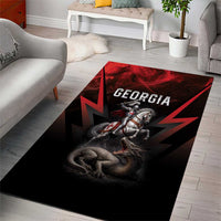 Georgia Coat Of Arms Area Rug Saint George And The Dragon