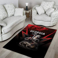 Georgia Coat Of Arms Area Rug Saint George And The Dragon