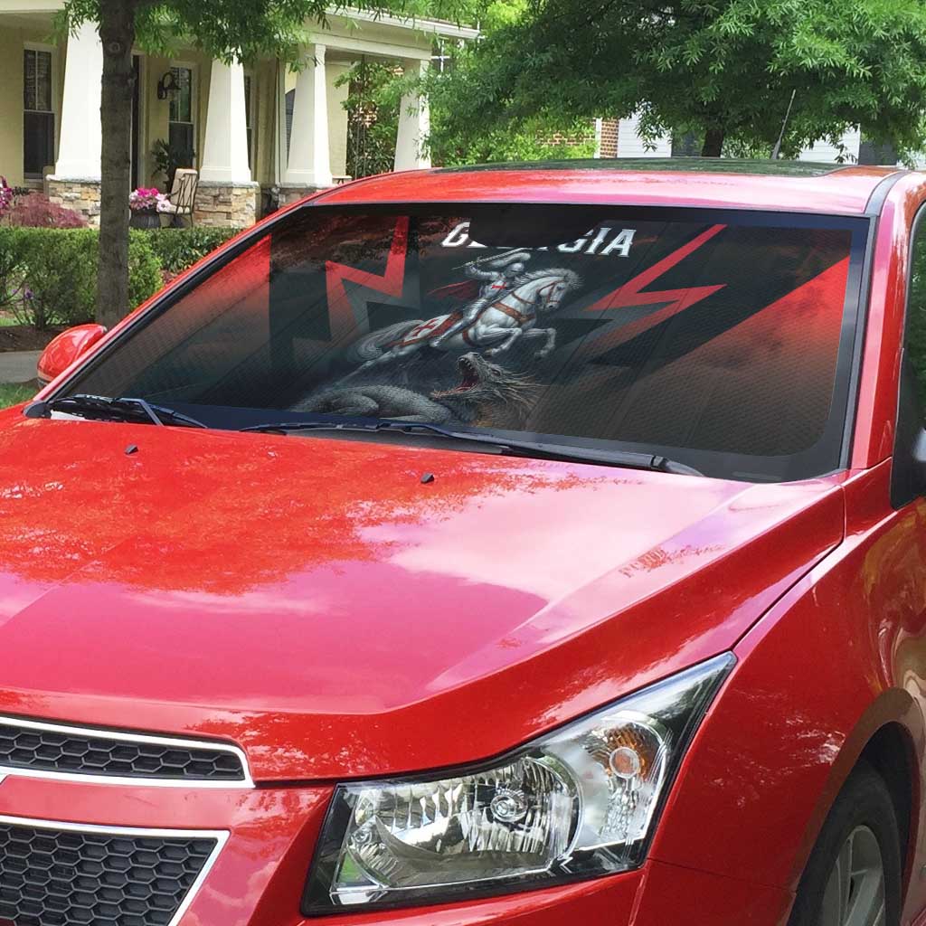 Georgia Coat Of Arms Auto Sun Shade Saint George And The Dragon