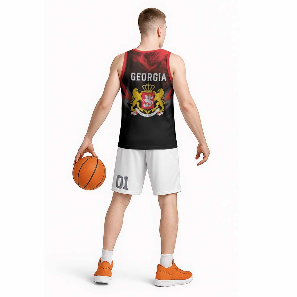 Georgia Coat Of Arms Basketball Jersey Saint George And The Dragon