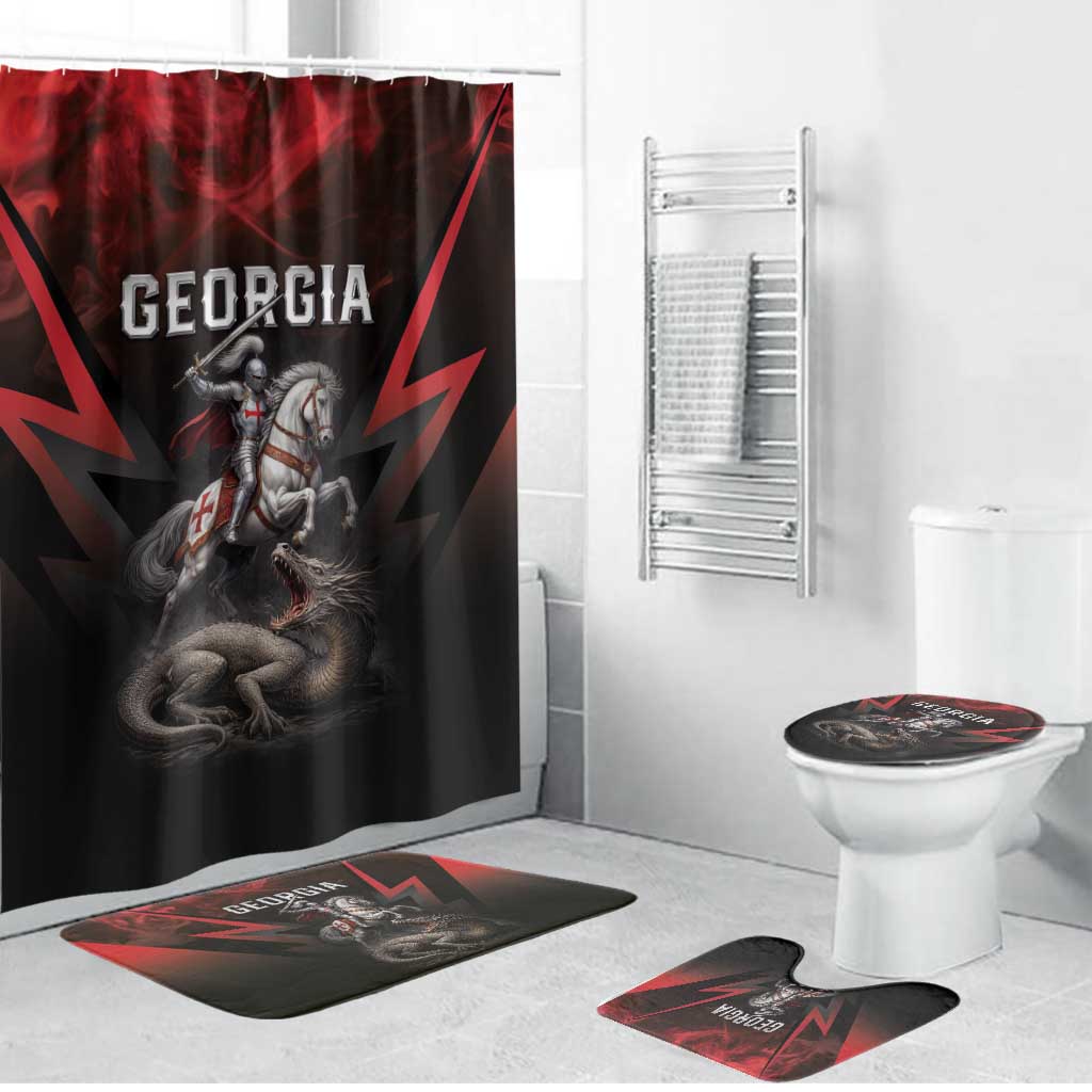 Georgia Coat Of Arms Bathroom Set Saint George And The Dragon