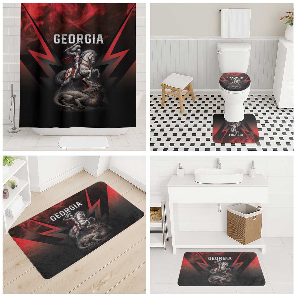 Georgia Coat Of Arms Bathroom Set Saint George And The Dragon