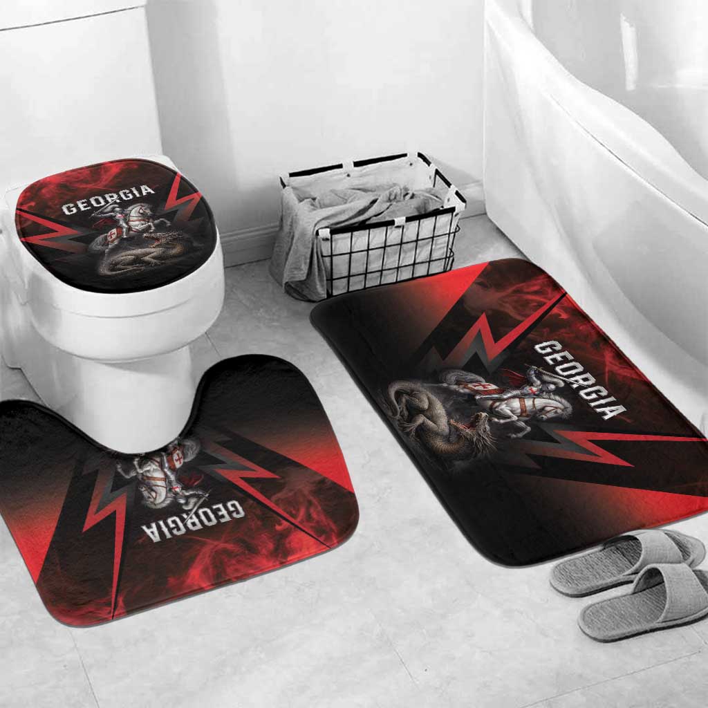 Georgia Coat Of Arms Bathroom Set Saint George And The Dragon