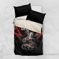 Georgia Coat Of Arms Bedding Set Saint George And The Dragon