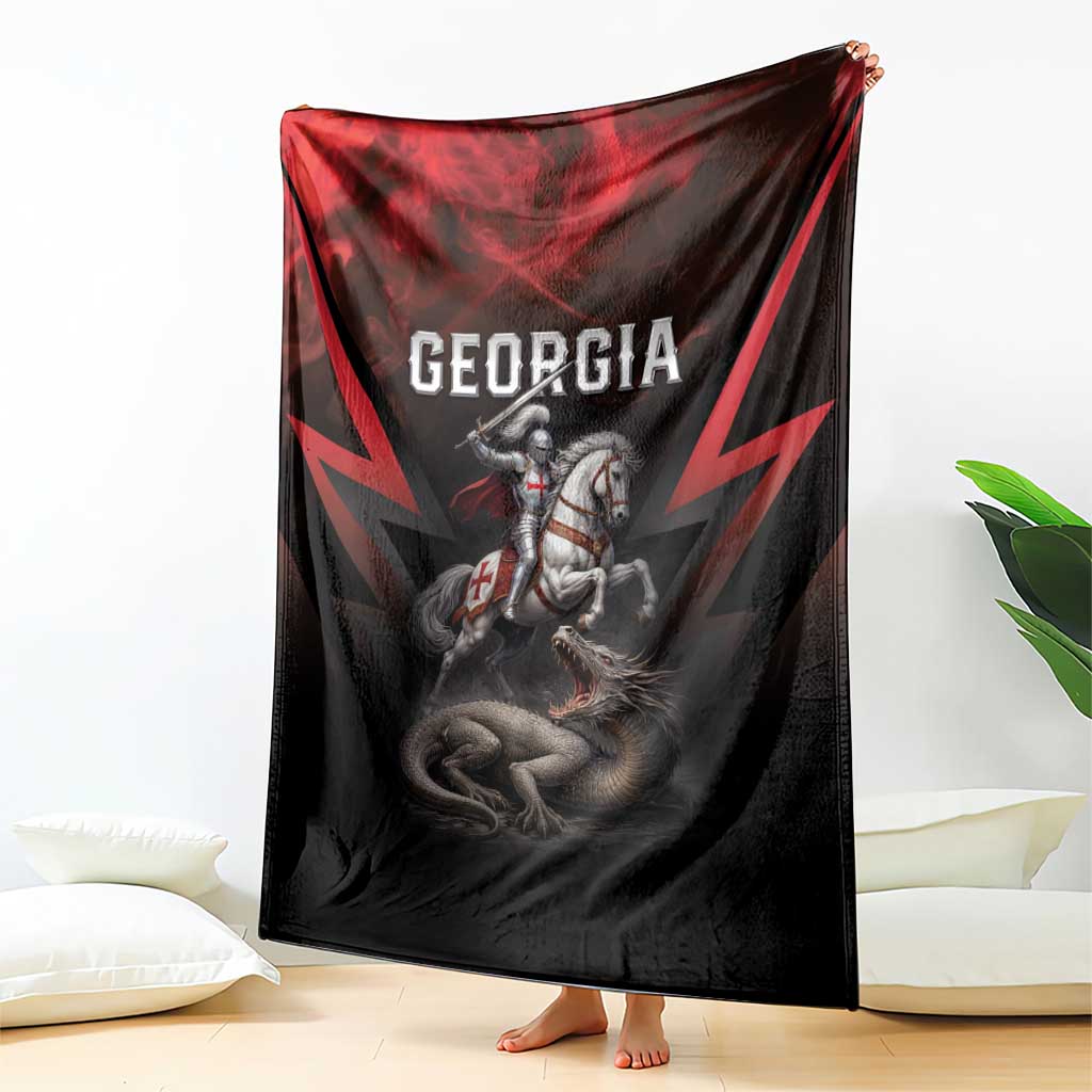 Georgia Coat Of Arms Blanket Saint George And The Dragon