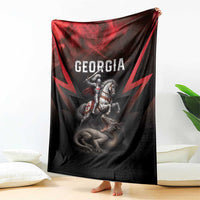 Georgia Coat Of Arms Blanket Saint George And The Dragon