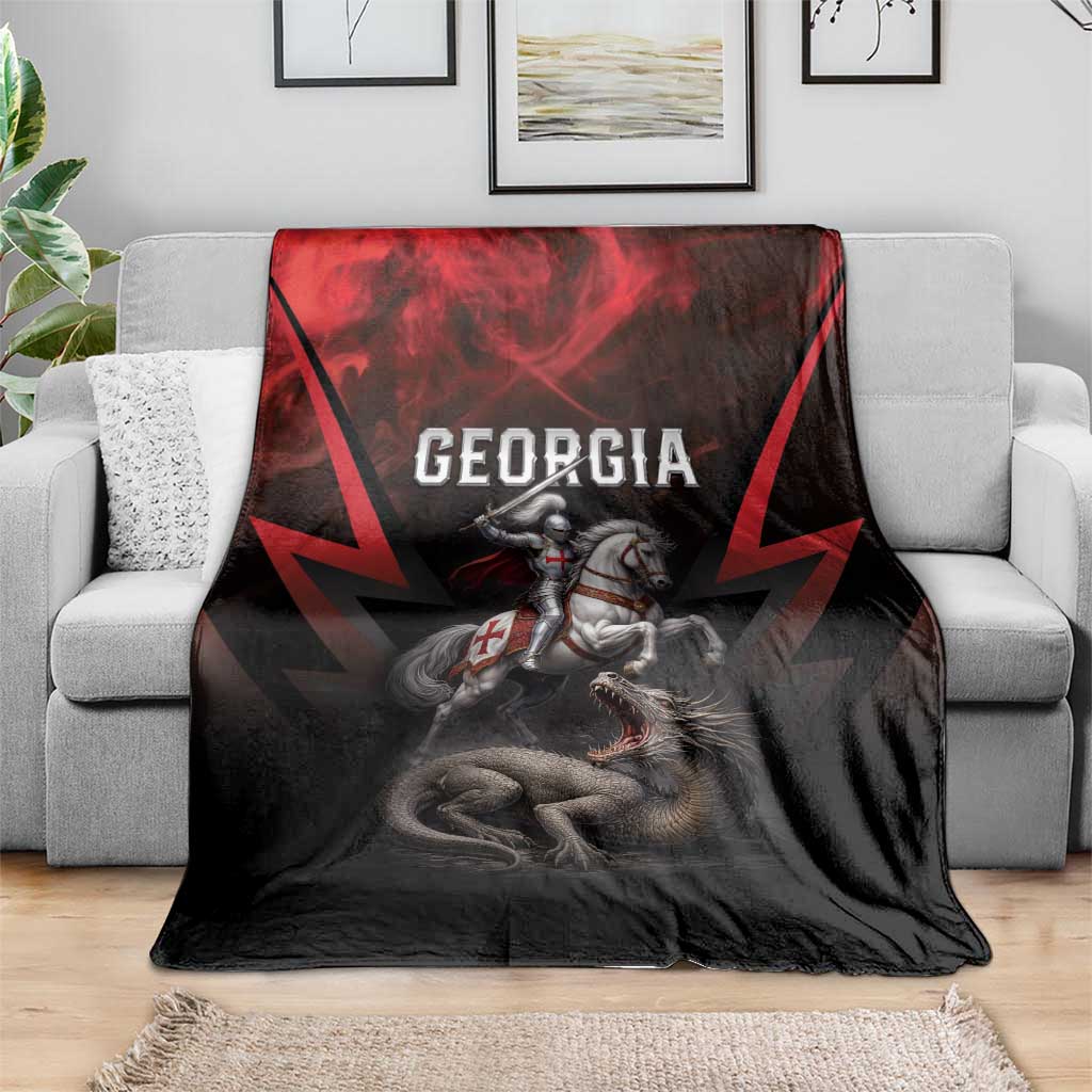 Georgia Coat Of Arms Blanket Saint George And The Dragon