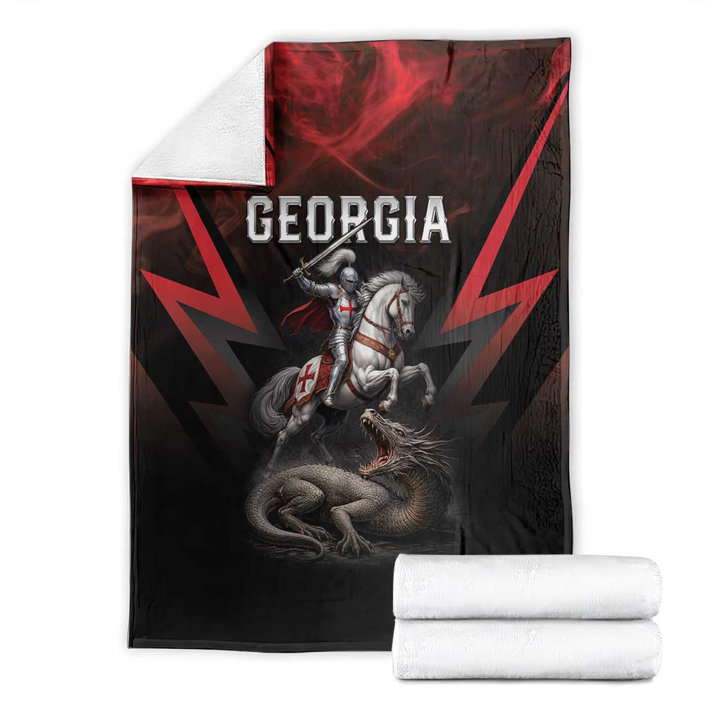 Georgia Coat Of Arms Blanket Saint George And The Dragon