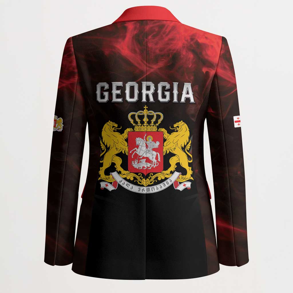 Georgia Coat Of Arms Blazer Saint George And The Dragon