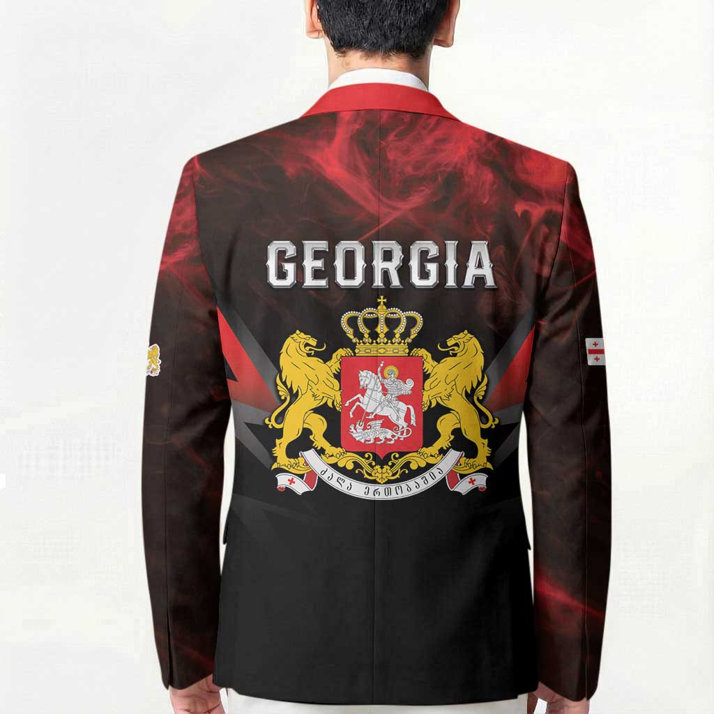 Georgia Coat Of Arms Blazer Saint George And The Dragon