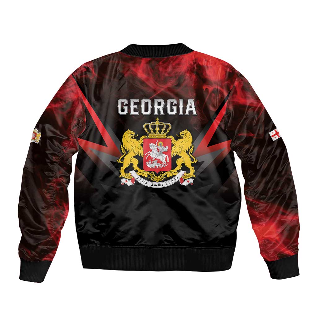 Georgia Coat Of Arms Bomber Jacket Saint George And The Dragon