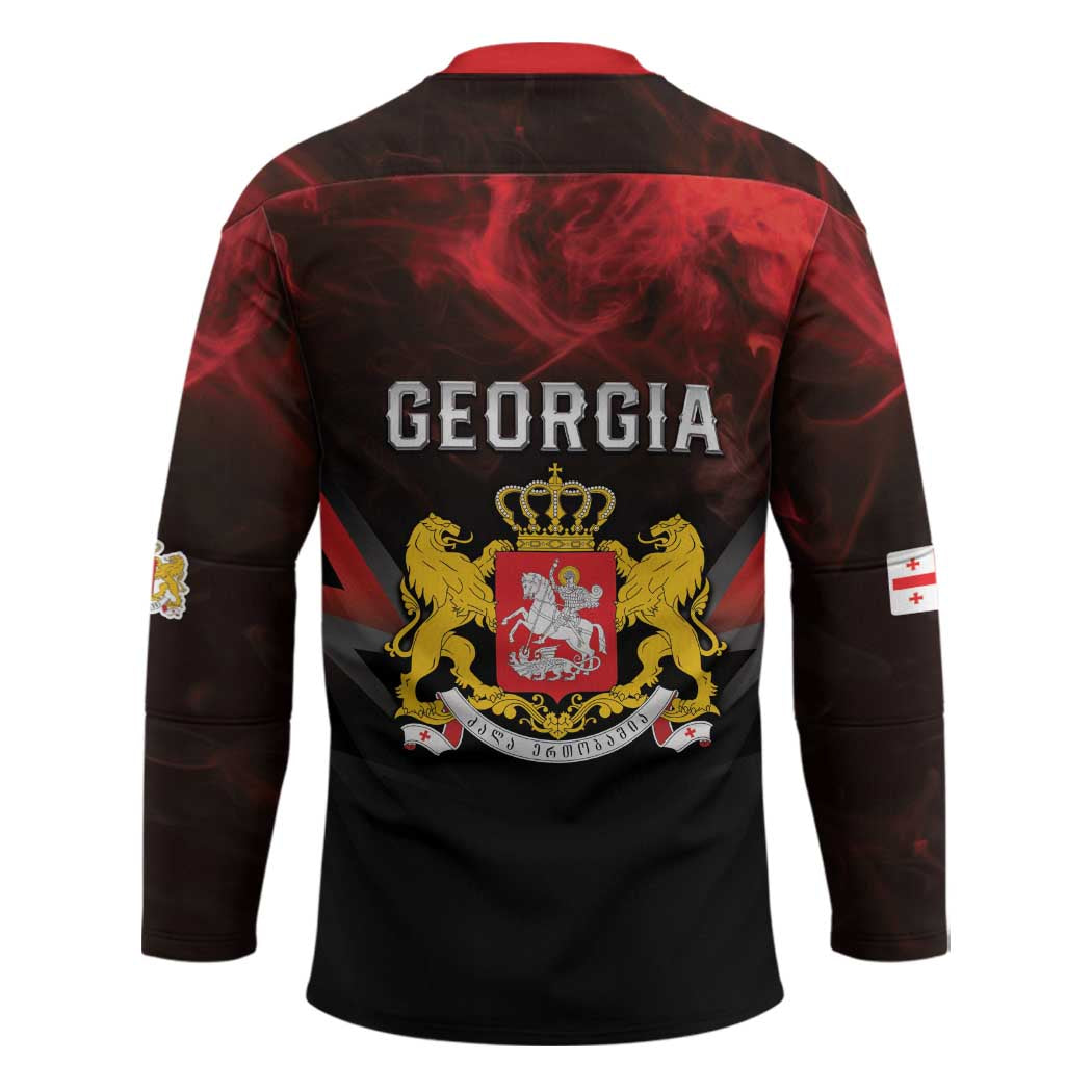 Georgia Coat Of Arms Hockey Jersey Saint George And The Dragon
