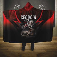 Georgia Coat Of Arms Hooded Blanket Saint George And The Dragon