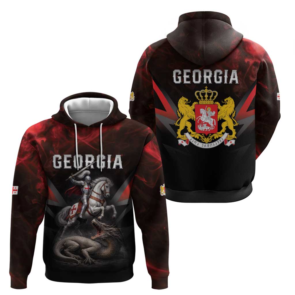 Georgia Coat Of Arms Hoodie Saint George And The Dragon