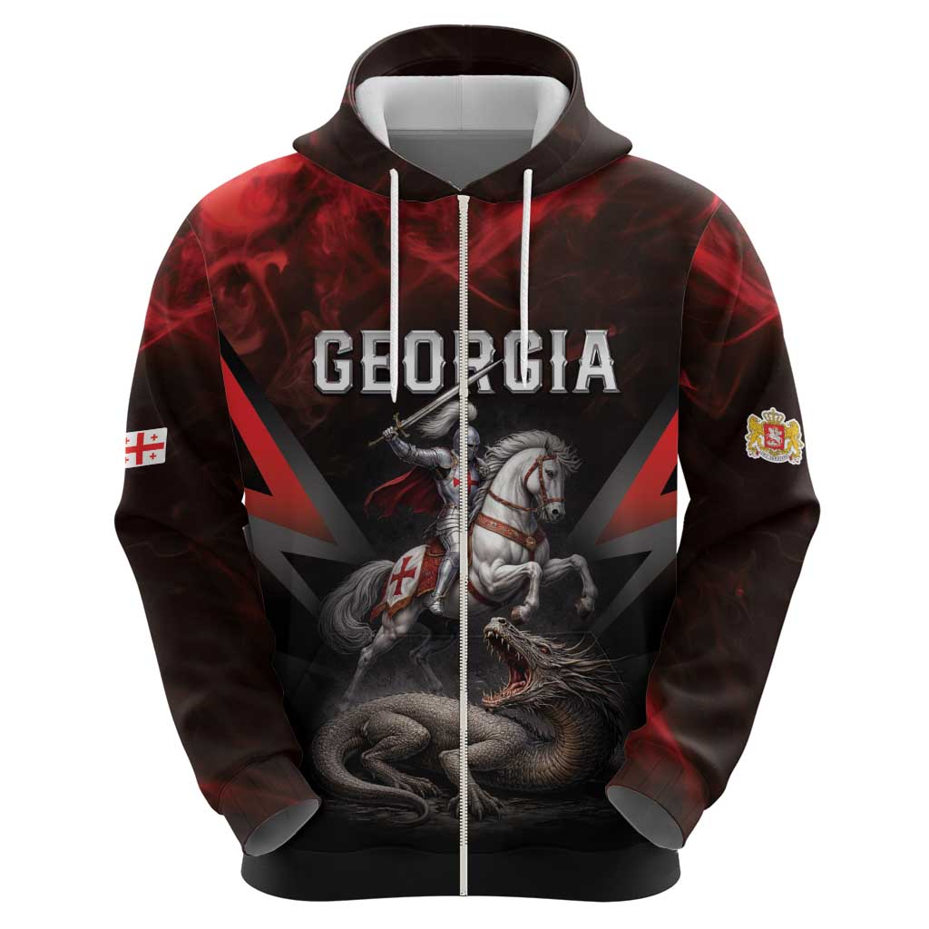Georgia Coat Of Arms Hoodie Saint George And The Dragon