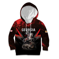 Georgia Coat Of Arms Kid Hoodie Saint George And The Dragon