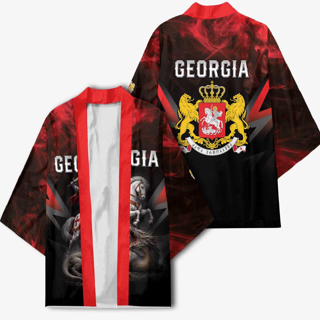 Georgia Coat Of Arms Kimono Saint George And The Dragon