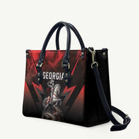 Georgia Coat Of Arms Leather Bag Saint George And The Dragon