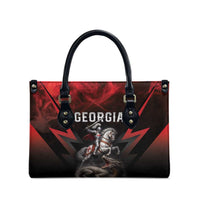 Georgia Coat Of Arms Leather Bag Saint George And The Dragon
