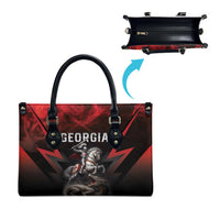Georgia Coat Of Arms Leather Bag Saint George And The Dragon