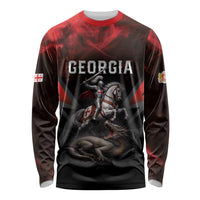 Georgia Coat Of Arms Long Sleeve Shirt Saint George And The Dragon
