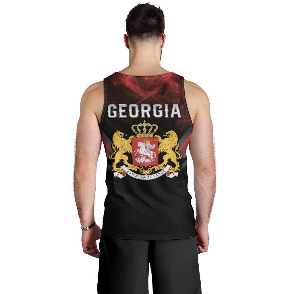 Georgia Coat Of Arms Men Tank Top Saint George And The Dragon