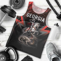 Georgia Coat Of Arms Men Tank Top Saint George And The Dragon
