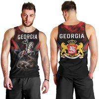 Georgia Coat Of Arms Men Tank Top Saint George And The Dragon