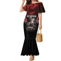 Georgia Coat Of Arms Mermaid Dress Saint George And The Dragon