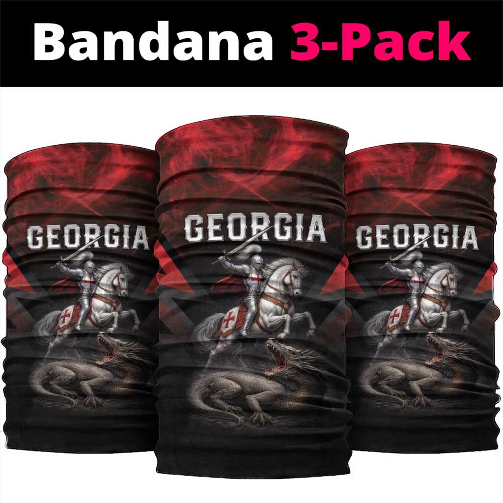 Georgia Coat Of Arms Neck Gaiter Saint George And The Dragon