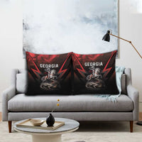 Georgia Coat Of Arms Pillow Cover Saint George And The Dragon