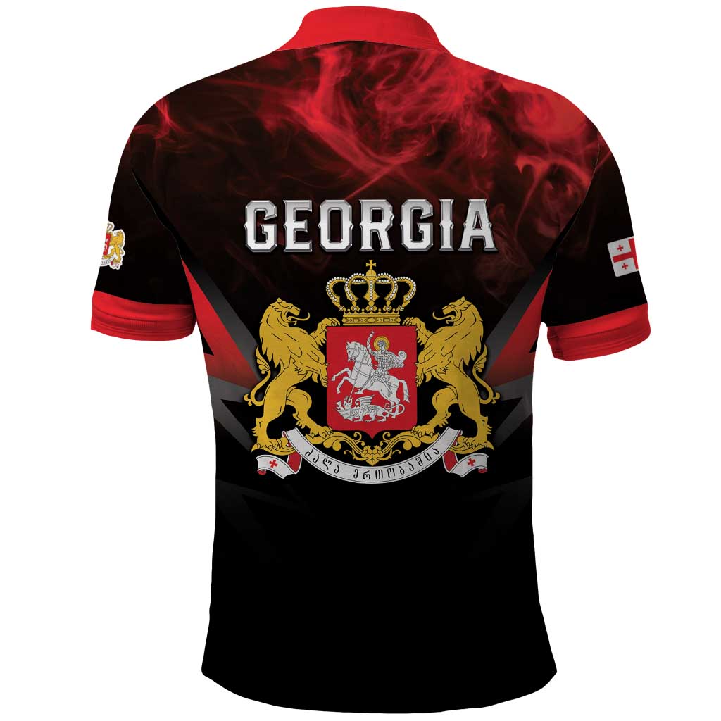 Georgia Coat Of Arms Polo Shirt Saint George And The Dragon