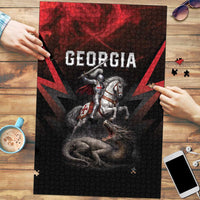 Georgia Coat Of Arms Puzzle Saint George And The Dragon