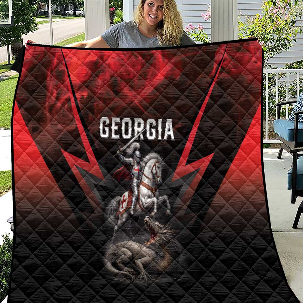 Georgia Coat Of Arms Quilt Saint George And The Dragon
