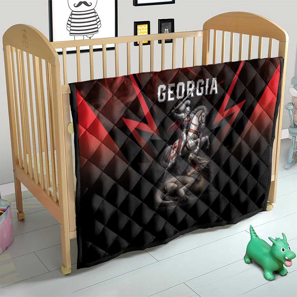 Georgia Coat Of Arms Quilt Saint George And The Dragon