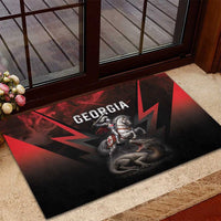 Georgia Coat Of Arms Rubber Doormat Saint George And The Dragon