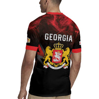 Georgia Coat Of Arms Rugby Jersey Saint George And The Dragon