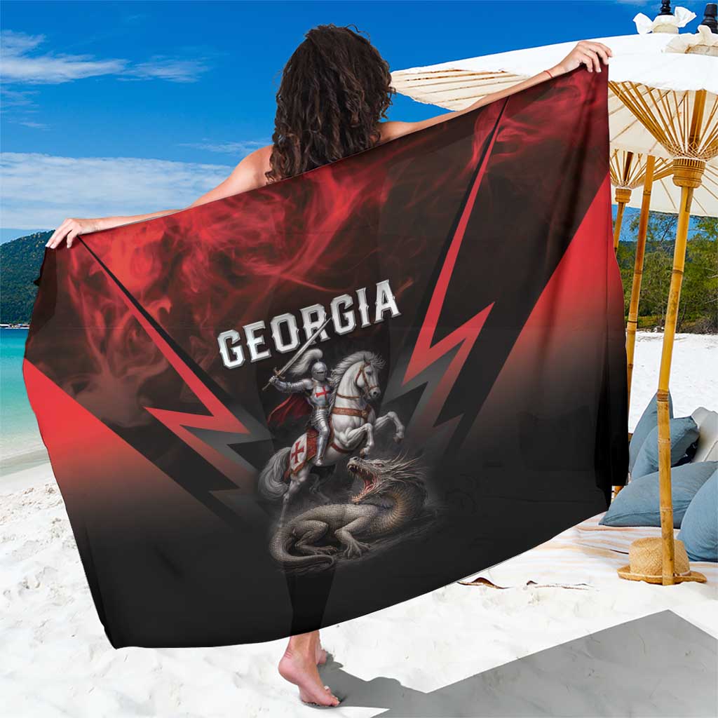 Georgia Coat Of Arms Sarong Saint George And The Dragon