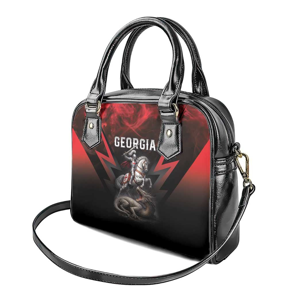 Georgia Coat Of Arms Shoulder Handbag Saint George And The Dragon