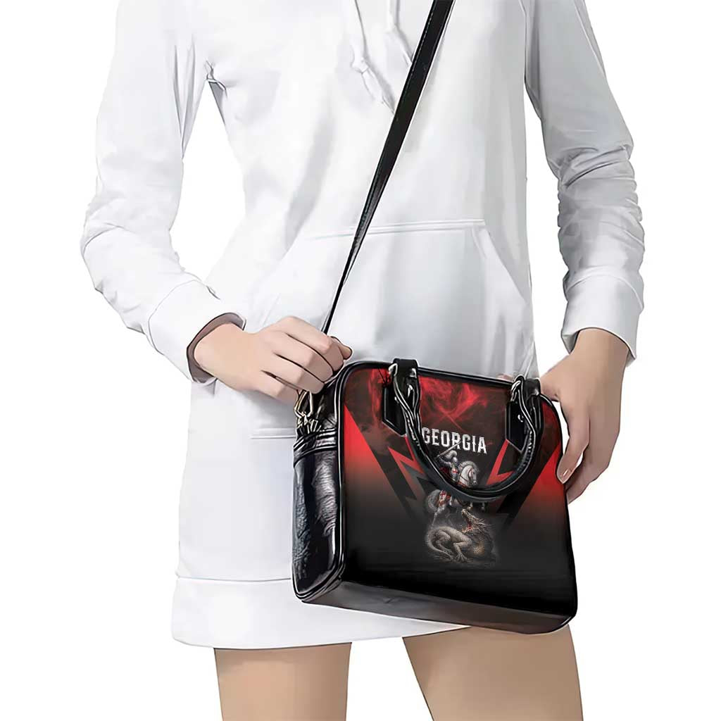 Georgia Coat Of Arms Shoulder Handbag Saint George And The Dragon