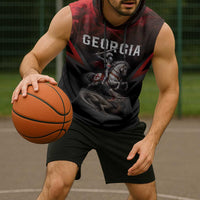 Georgia Coat Of Arms Sleeveless Hoodie Saint George And The Dragon
