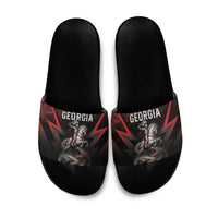 Georgia Coat Of Arms Slide Sandals Saint George And The Dragon