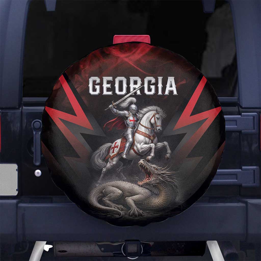 Georgia Coat Of Arms Spare Tire Cover Saint George And The Dragon
