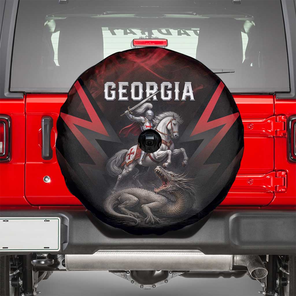 Georgia Coat Of Arms Spare Tire Cover Saint George And The Dragon
