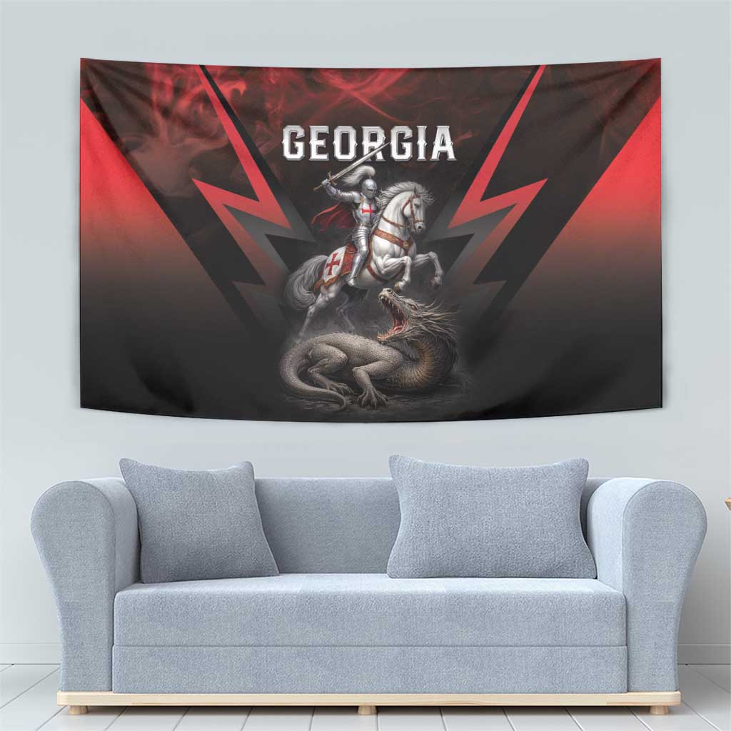 Georgia Coat Of Arms Tapestry Saint George And The Dragon